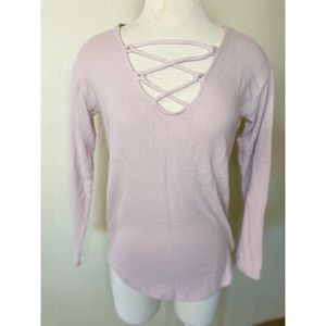 Lace up Long sleeve